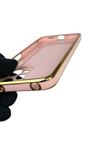 Чохол для Redmi Note 12 5G із захистом камери із золотою окантовкою на сяомі редмі нот 12 пудровий gs1 Xiaomi (366019621)