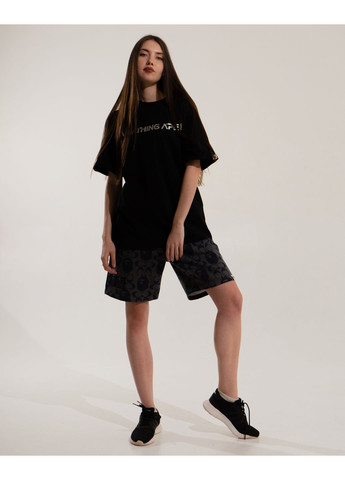 Футболка чёрная Bape A Bathing Ape Head Moon Black Tee Unisex (356677802)