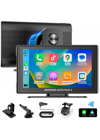 Автомобильный монитор Auto Play 1 Magnet CarPlay Android auto Aspiring (360399568)