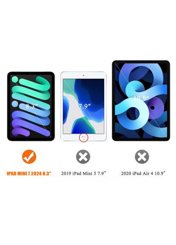 Чохол до планшета (712427) BeCover Apple iPad Mini 7 2024 Black (366516101)