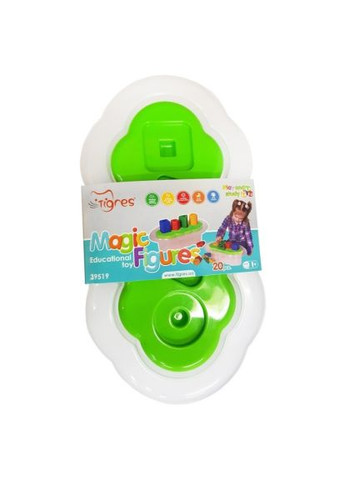 Развивающая игрушка Магические фигурки 20 элементов (св. ) (39519) Tigres Магічні фігурки 20 елементів (св.зелений) (366519807)
