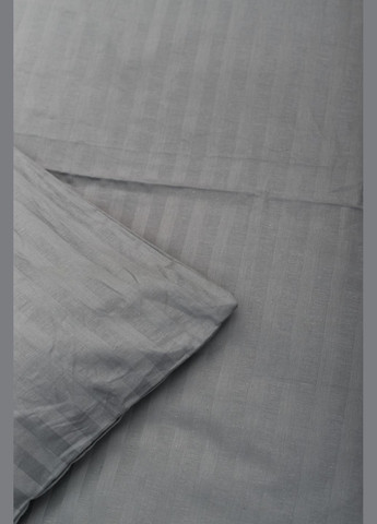 Комплект постельного белья Satin Stripe двуспальный 175х210 наволочки 4х50х70 (MS-820003648) Moon&Star stripe gray (288044061)