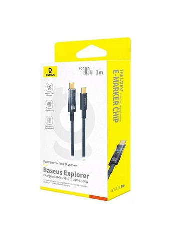 Кабель USB Type-C к USB Type-C / Провод шнур юсб тайп си на юсб тайп си для быстрой зарядки и передачи данных 1м Baseus (360637942)