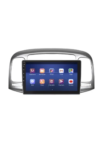 Штатная магнитола для Hyundai Accent III 2006-2011 экран 9" 6/128Gb 4G Wi-Fi GPS Top Lesko (378915865)