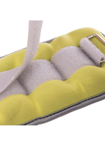 Утяжелители-манжеты для рук и ног Pro (2 x 1,5кг) (нейлон, песок, желтый-серый) (FI-2858-3) Maraton (361437071)