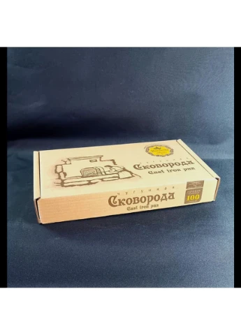 Сковорода Ø24см, борт 6см, вес 3,5кг чугунная с дер. ручкой, крышка стекло (Т304С3) Maysternya (396845439)