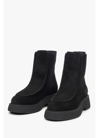 Осенние челси, цвет черный Estro