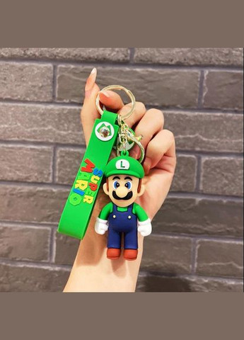 Супер Марио Луиджи Super Mario Luigi детский брелок на рюкзак, ключи зелёная шляпа Shantou (280257940)