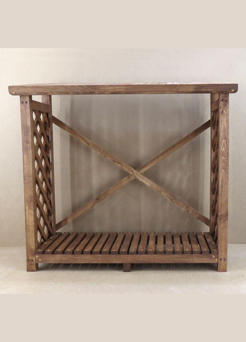 Дровниця дерев'яна з дерева Глазго мускат (ДРВ-000207) No Brand (328959917)