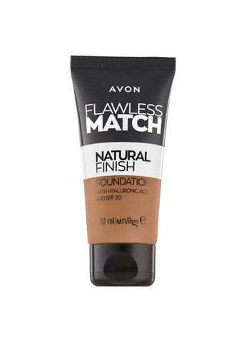 Тональный крем для лица с гиалуроновой кислотой SPF20, 120N Королевский фарфор Avon (333937561)