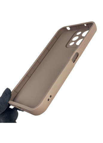 Чохол силіконовий Soft Touch з 3D принтом для Redmi 12 коричневий (Повний захист камери) Xiaomi (371653231)