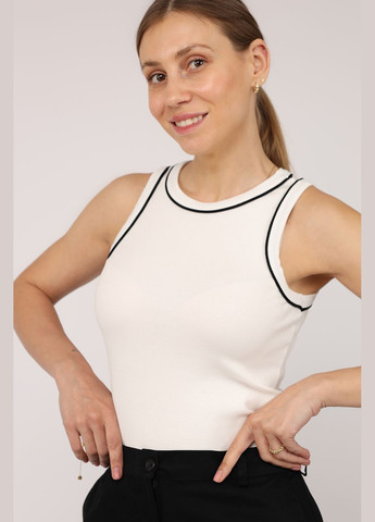 Майка с широкими бретелями женская цвет белый CB-00275298 Karol — 330222850