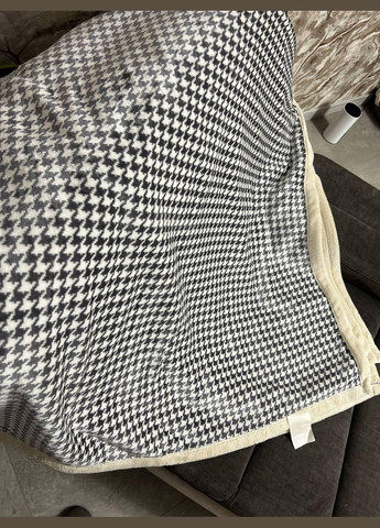 Плед покрывало велюровое овчина 230х200 Светло серый (П4К-Mpled004-06) No Brand (306633161)