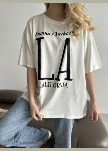 Оверсайз футболка LA No Brand - (289351252)