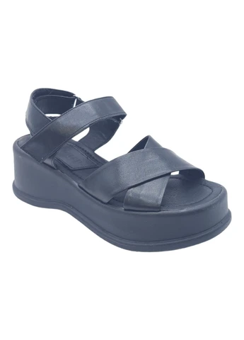 Черные женские босоножки черные кожаные fs-18-29 23,5 см (р) Foot Step