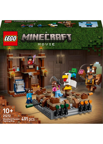Конструктор Лего Майнкрафт Бойцовский ринг в лесном особняке Minecraft 21272 Lego (372012410)