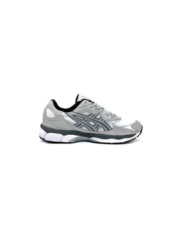 Сірі Осінні чоловічі кросівки asics gel nyc 'white steel grey' No Brand Gel-NYC