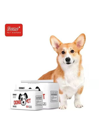 Подгузники одноразовые для собак-сук (FEMALE), S вес 3-5 кг, обхват 26-46 см, 10, 16 шт Dono (278411841)