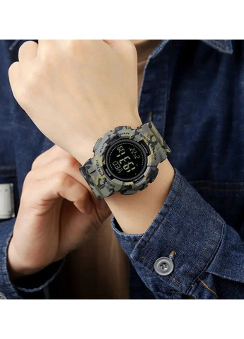 Часы мужские спортивные 2077 с компасом (Камуфляж) Skmei (314483869)