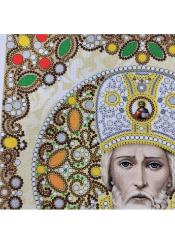 НАБОР ARHIBIS ЖК-4007 Святой Николай Чудотворец в жемчуге и кристаллах, набор для вышивания бисером иконы БЛАГОВЕСТ (369666248)