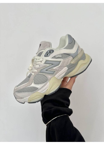 КРОСІВКИ ЖІНОЧІ NEW BALANCE 9060 LIGHT GREY / BEIGE НЬЮ БЕЛАНС 9060 No Brand сірі демісезони (367167592)