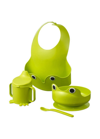 Набір посуду ІКЕА MATA зелений (40084861) IKEA (277157987)