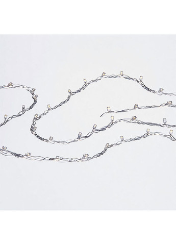 Новогодняя гирлянда комнатная нить 14 м 160 LED комнатная гирлянда белый провод Желтый свет W160LED16MWY Jooki (366037755)