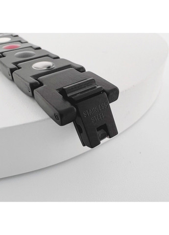 Чоловічий браслет під гравіровку з медичної сталі із магнетитами 21см BS-024 No Brand (299486455)