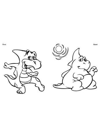 Отличные краски. Динозаврики No Brand (359369810)