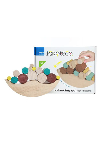 Настольная игра балансир Луна из дерева в ассортименте 900422 Igroteco Дер9044 (370650722)