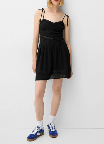 Чорна сукня Bershka