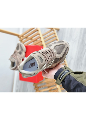 Коричневые демисезонные кроссовки мужские и женские new balance 9060 beige brown | нью беланс 9060 коричневые No Brand