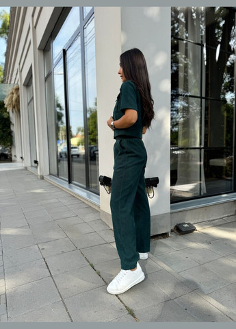 Женский прогулочный костюм из микро-вельвета Fashion (300567307)