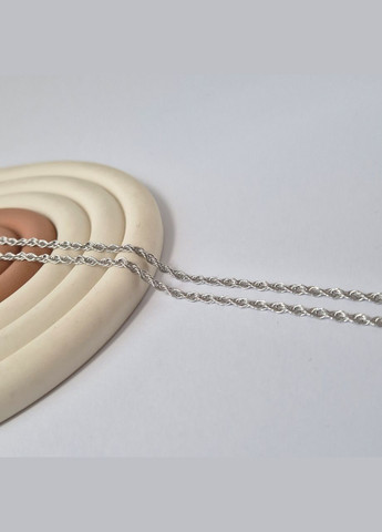 Срібний ланцюжок Жгут см срібло 925 проби родоване 803р4/70 8.30г No Brand (324271618)