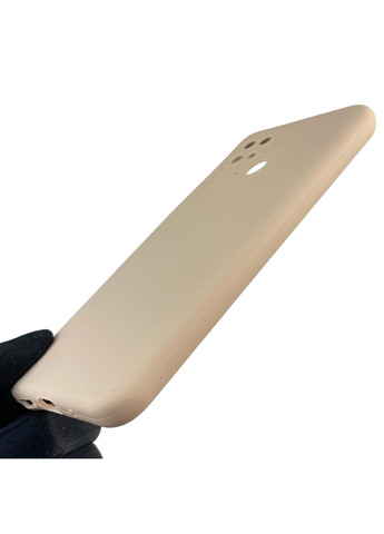 Чохол для Redmi 10C силіконовий з мікрофіброю нековзний на сяомі редмі 10с пудровий Xiaomi (366390633)