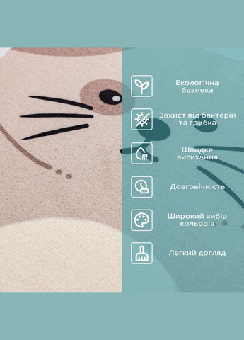 Влагопоглощающий коврик Котик 40x60CMx3MM(D) SW-00002564 Sticker Wall (321912645)