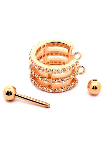 Золота сережка-кафа (з40081) IRIJ (331016838)