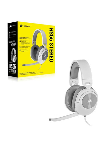 Гарнітура HS55 Stereo Headset White (CA-9011261-EU) Corsair (323109708)