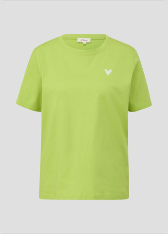Зеленая летняя футболка S.Oliver