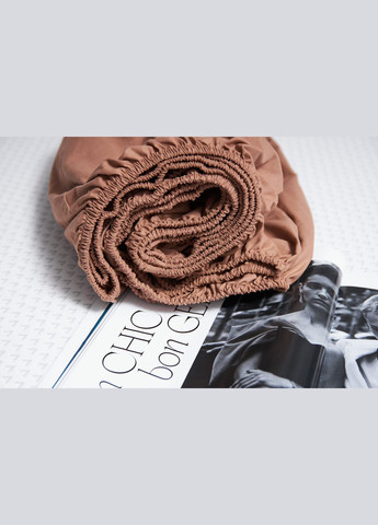 Простынь на резинке Бязь Gold Люкс 150х190х25 см (MS-850000351) Moon&Star Light Brown (295438978)