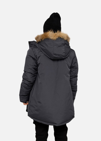 Сіра зимня куртка для хлопчика колір сірий cb-00254662 JINTAI FUSHI