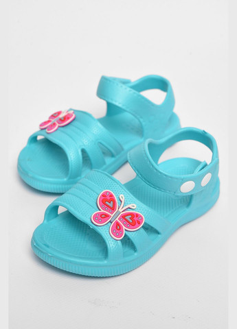 Босоніжки дитячі для дівчинки бірюзового кольору Let's Shop (296847042)