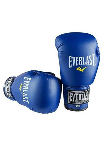 Боксерські рукавички 12 унцій (12 oz) сині, рукавиці для боксу EVDX380 Everlast Fitness (362947375)