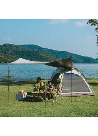 Палатка трехместная автоматическая с тентом Ango CNK2550WS010, S, серая Naturehike (353502742)