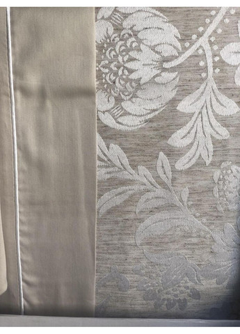 Постельное белье Fortuny bej жаккард делюкс лен евро Tivolyo Home (371657069)