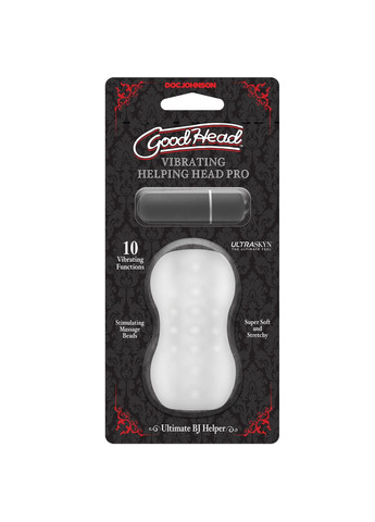 Мастурбатор з віброкулею GoodHead – Vibrating Helping Head Pro – Frost Doc Johnson (297571905)