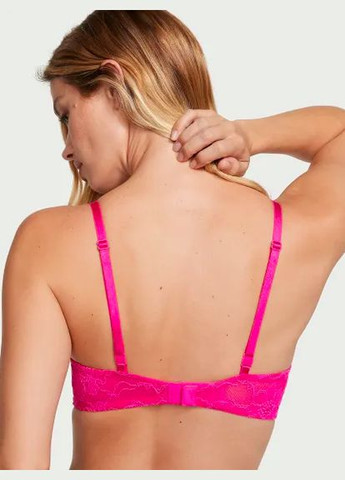 Рожевий бюстгальтер со стразами very sexy shine cradle push-up bra Victoria's Secret