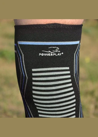 Наколенники спортивные PP-4099 Knee Support Черно/Синие (пара) (A-013257) PowerPlay (381495224)