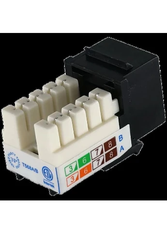 Модуль KeyStone RJ45 UTP, кат. 5e, 6, 6a, 110, Slim, W - 16.6 мм No Brand (385833982)