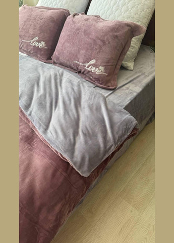 Постельное белье велюр мягкое Евро No Brand (308754456)